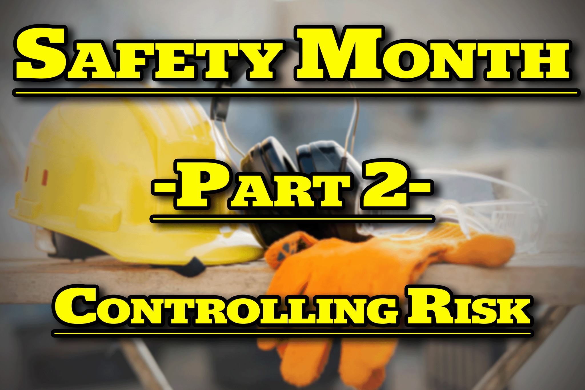 Avoiding risks in the workplace is not just about putting on some PPE ...