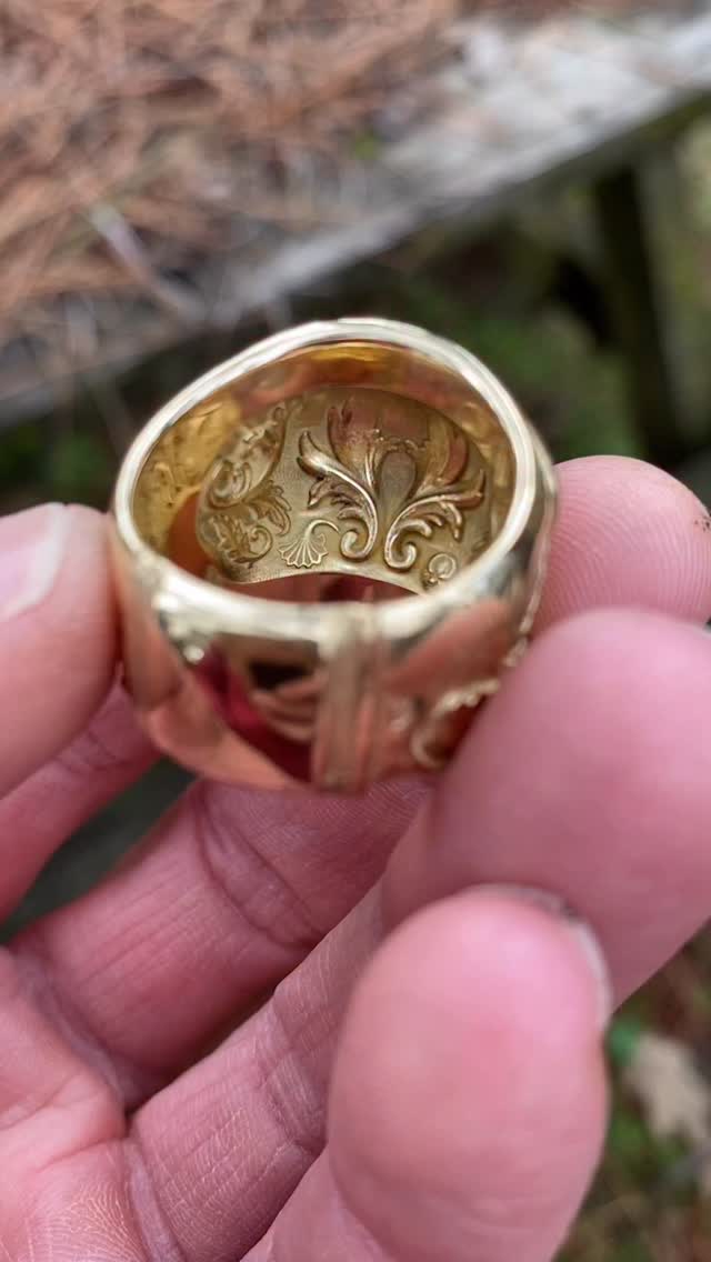 The Great Frog's large skull cuff statement piece
