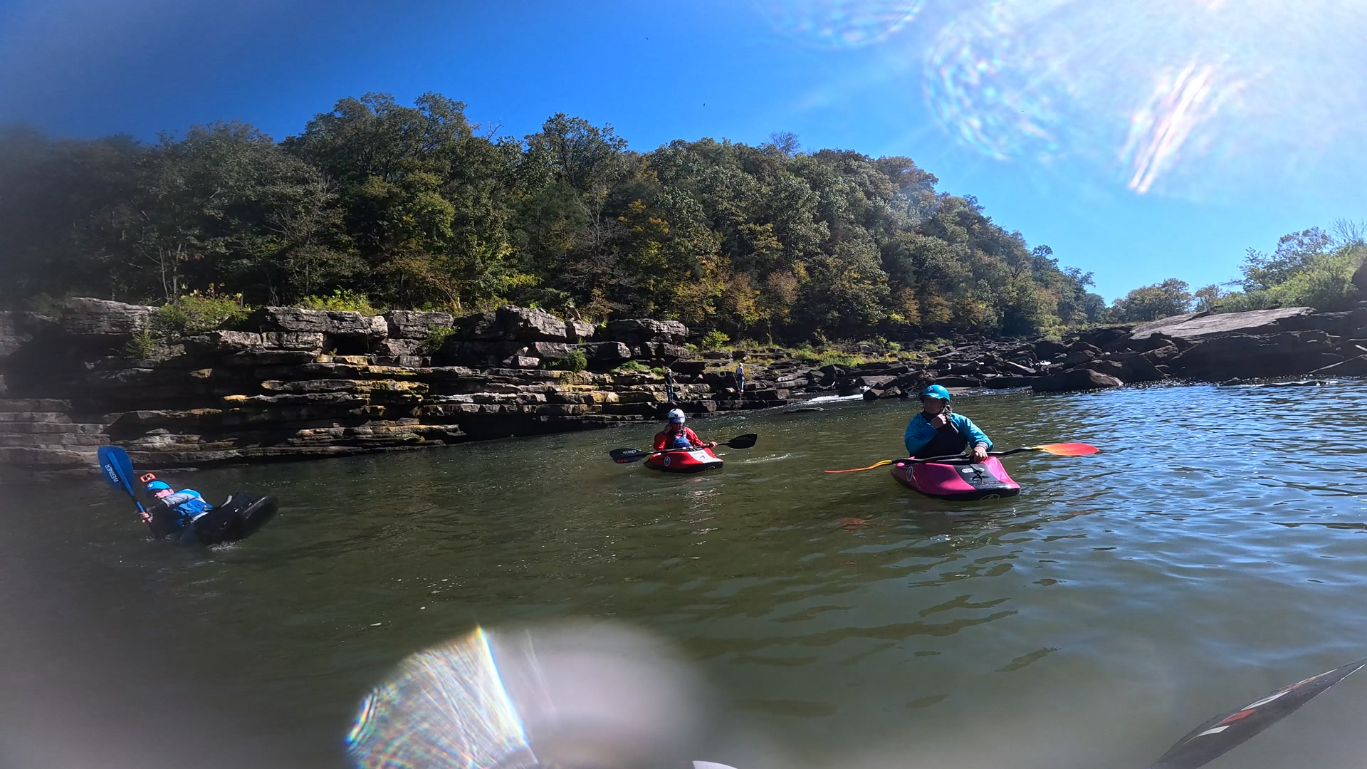 Even the playboating clinics require rolling practice. These rolls were ...