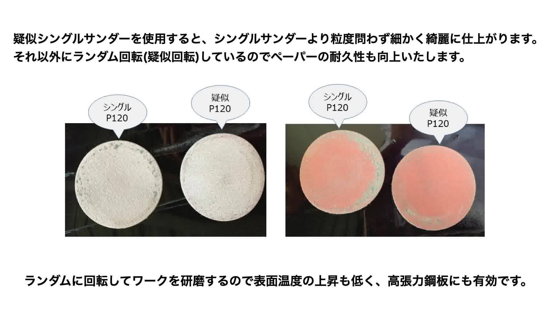 スーパータックでの色剥ぎや溶接後の目慣らし研磨をよりスピーディーで 