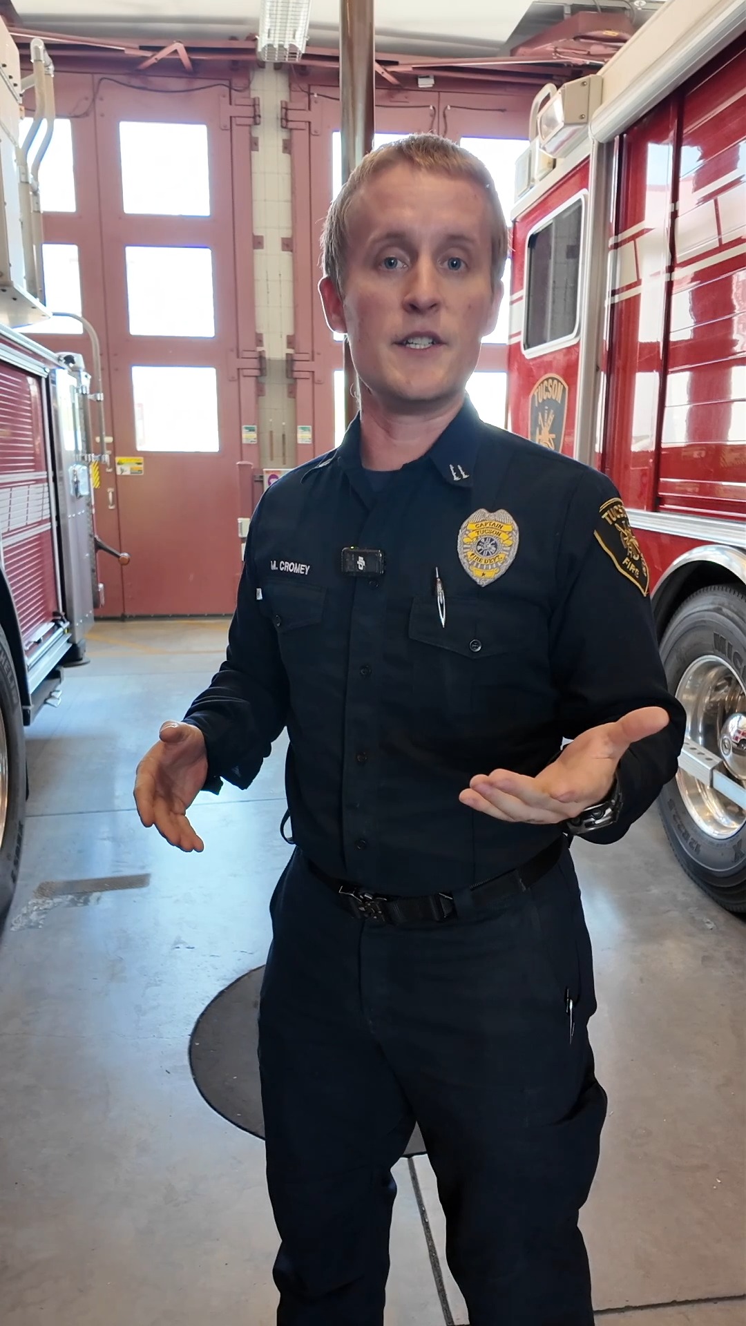 SHOWER WITHIN AN HOUR 🚿🔥, At Tucson Fire, we take cancer prevention seriously. One important guideline for firefighters: shower within an hour after a fire. This helps remove harmful toxins and 
