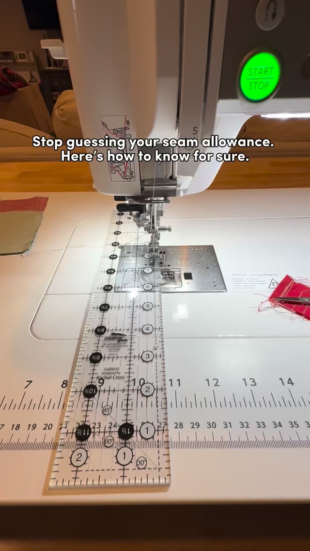A 1/4in seam allowance is the foundation of quilting. Not because it ...