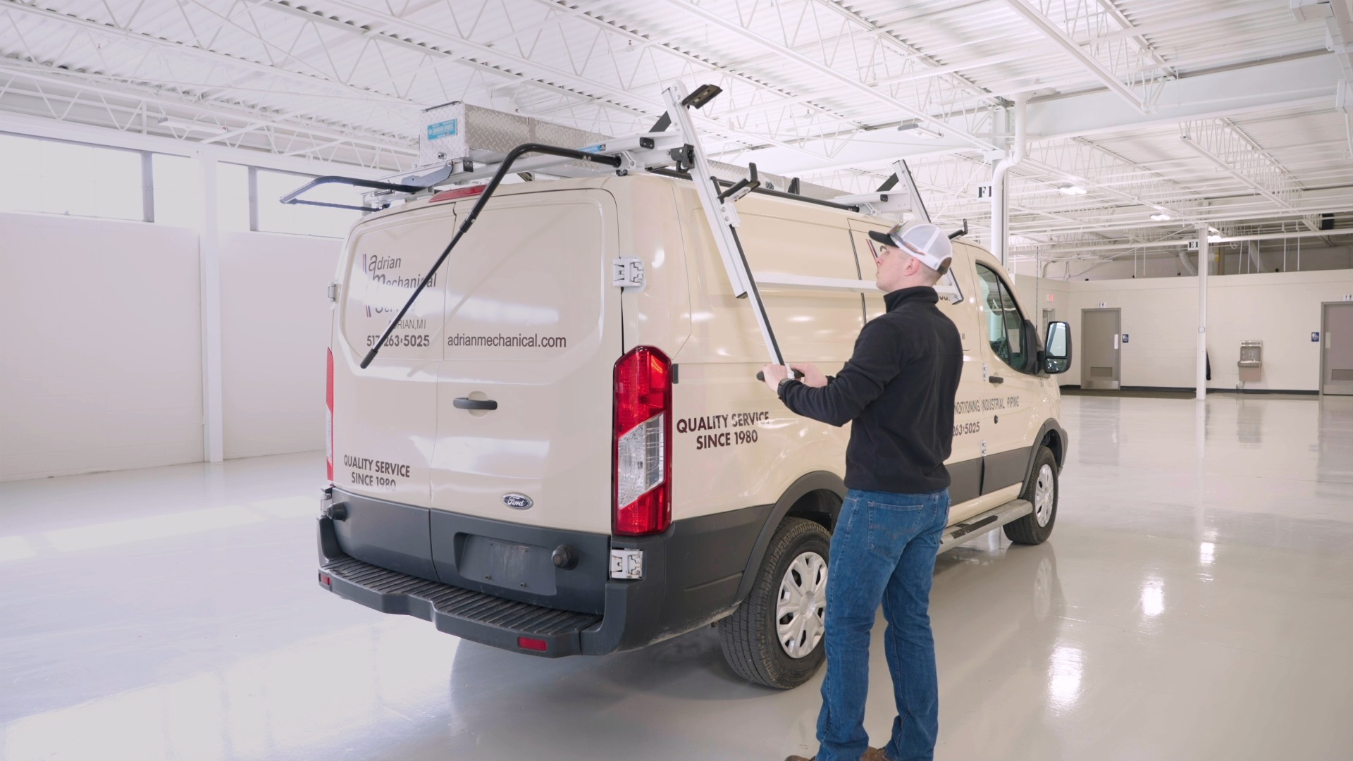 Adjust your all-new Profile™ Series ProLift™ ladder rack to your ...