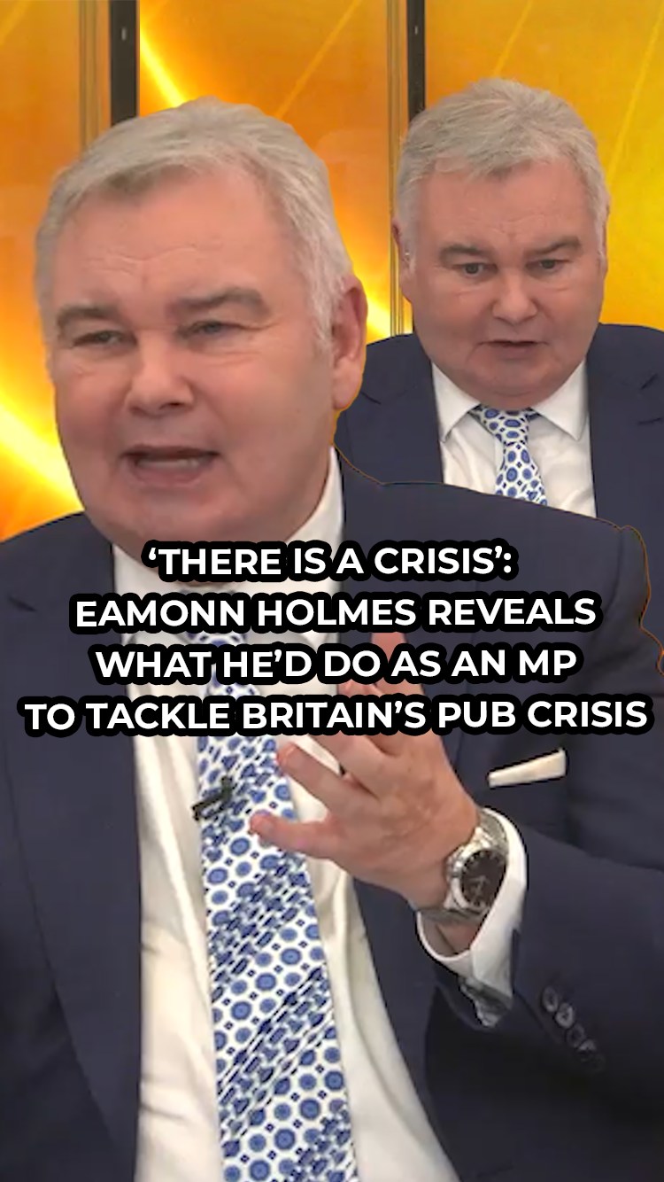 GB News host Eamonn Holmes reveals what he'd do as an MP to tackle the ...