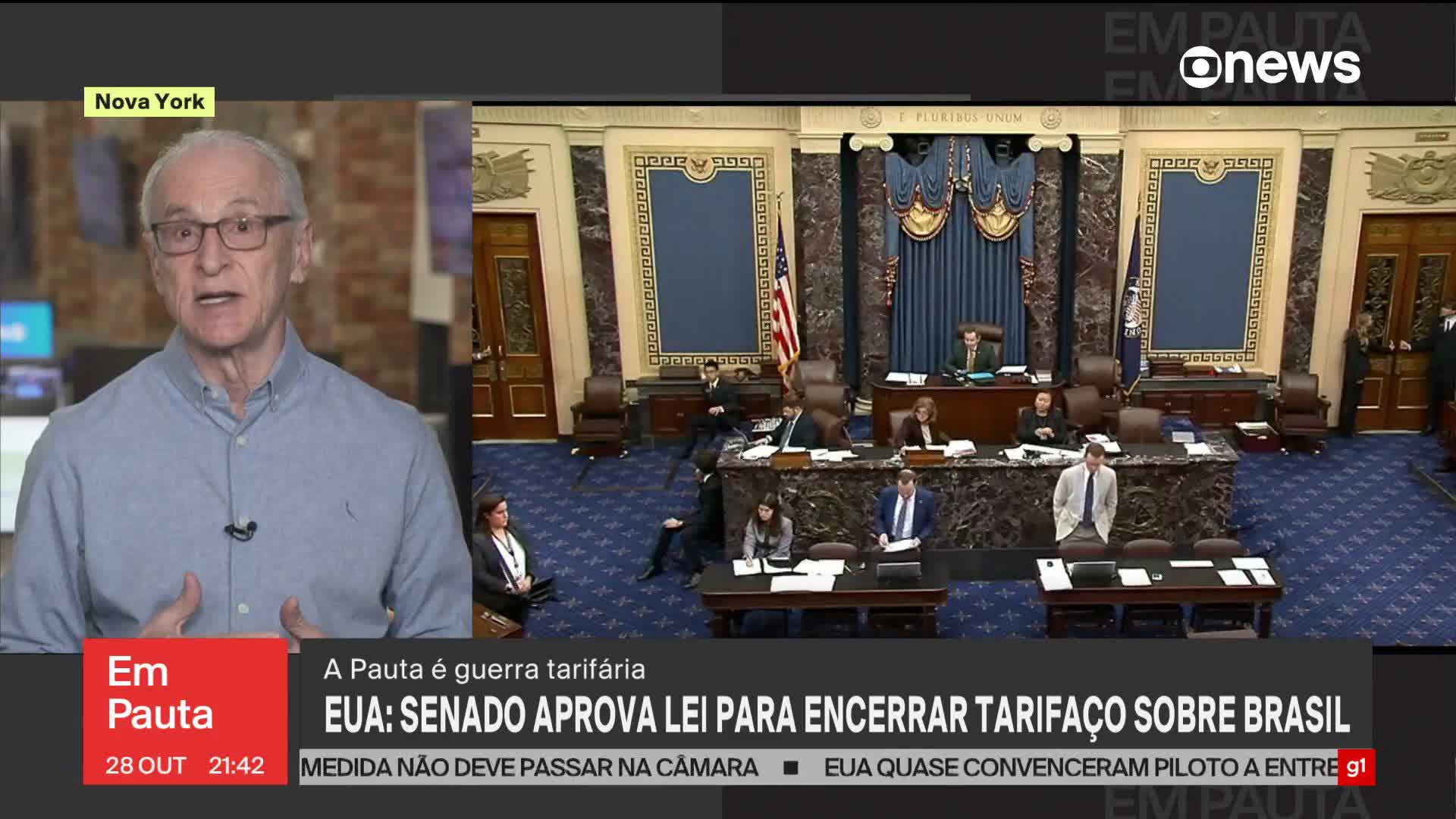 Senado dos Estados Unidos aprova projeto de lei para encerrar tarifas ...