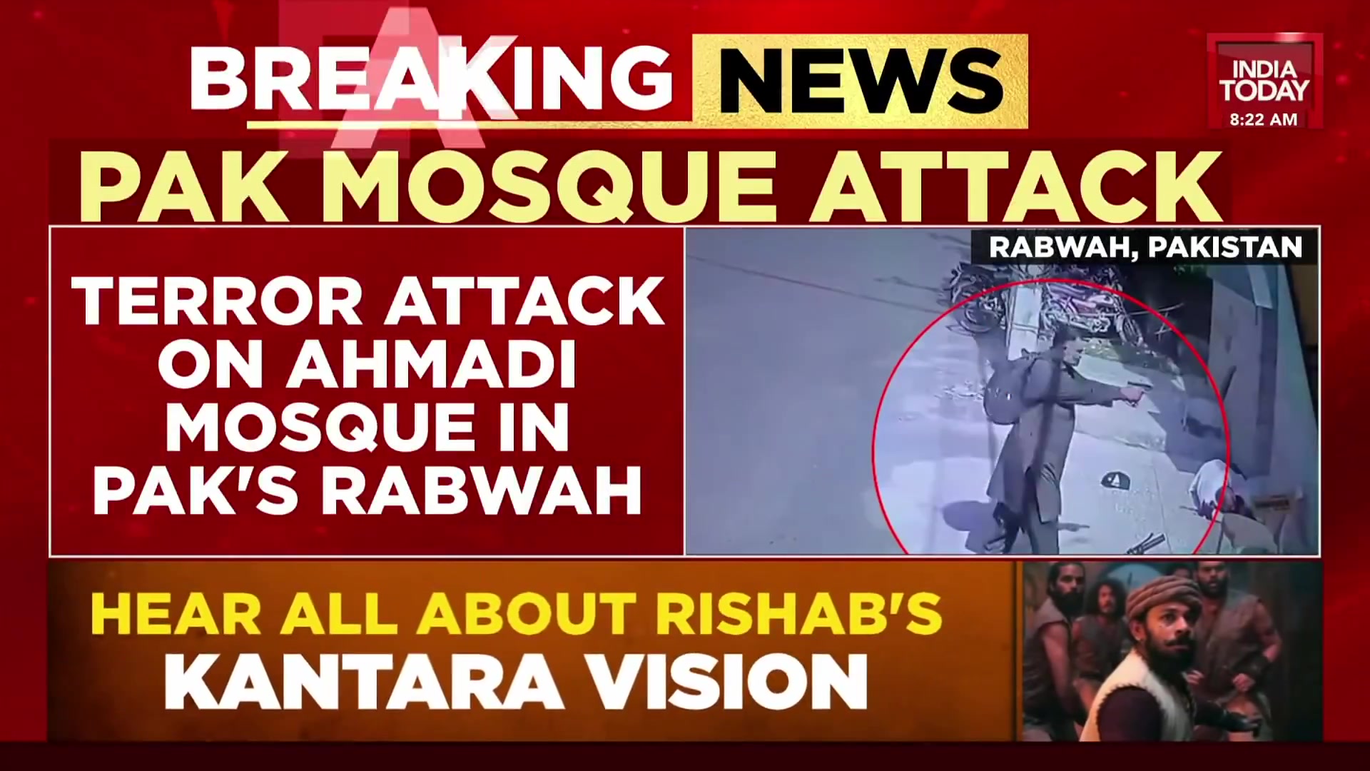 Terror attack at Ahmadi mosque in Pakistan’s Rabwah; gunmen shot dead ...