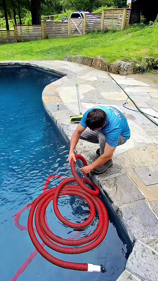 Pool cleaning is so relaxing #poolcleaning #swimmingpool #poolservice # ...