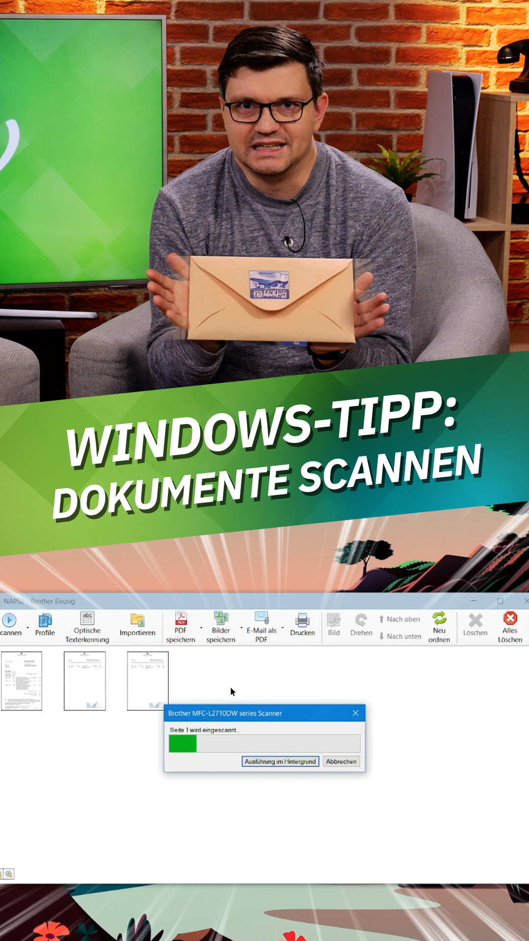 Erwachsen sein heißt: Scannen statt suchen! Mit NAPS2 habt ihr das ...