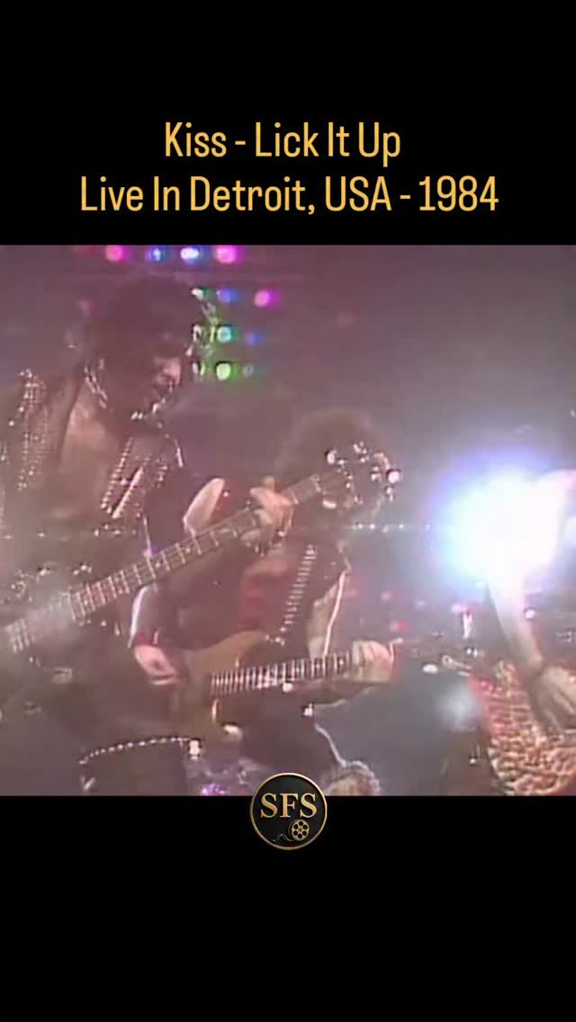 80sKISSFlashback 🤟 KISS/Lick It Up World Tour Lick It Up World