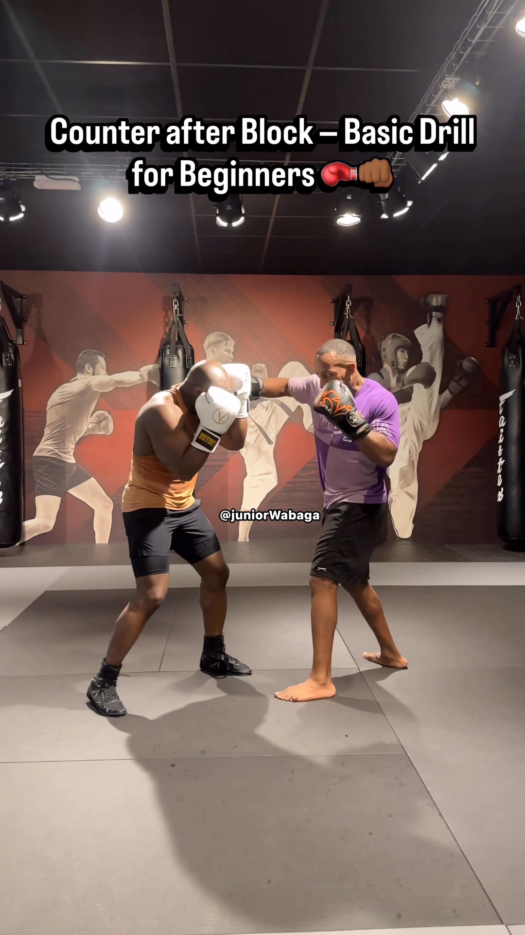 BOXIBG TIPS: Counter after Block — Basic Drill for Beginners 🥊👊🏾 In ...
