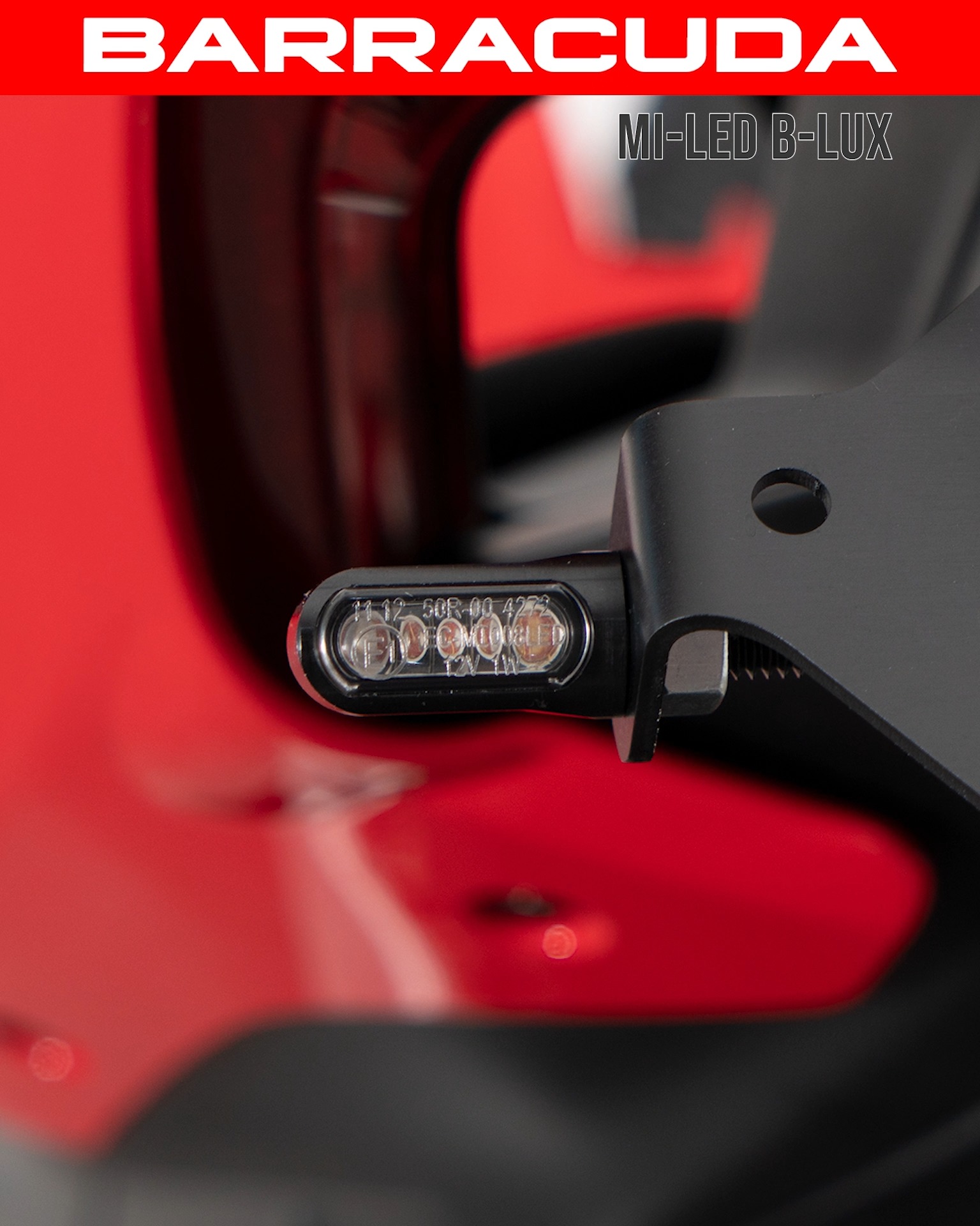 Clignotants LED Barracuda - Modèle S-LED B-LUX OR, Fabrication Française