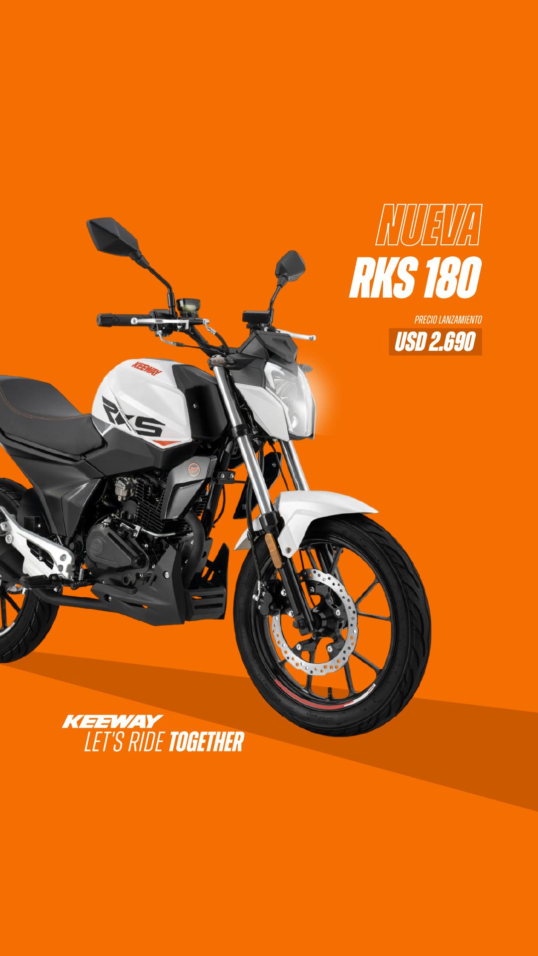 La #RKS180 llegó para quedarse. ⭐ Descubrí una moto que combina todas ...