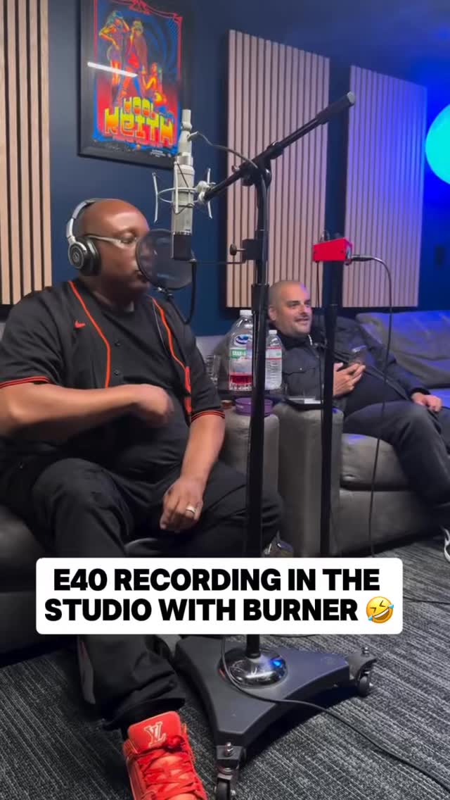 @e40 in the Studio w/ @berner415 🤣 🎶 Follow @bayarea_tv for more Bay ...