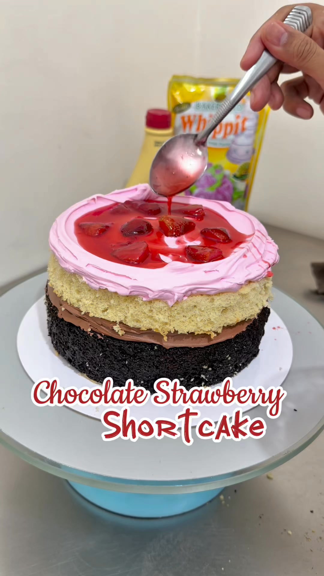 Chocolate Strawberry Shortcake for Love Month. Using Bakersfield ...
