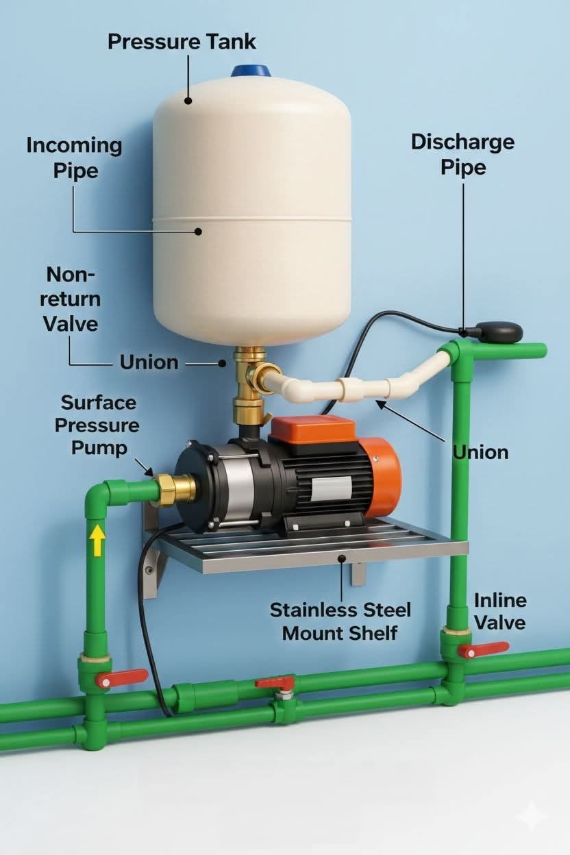Understanding Your Water Pressure Booster System A properly installed ...