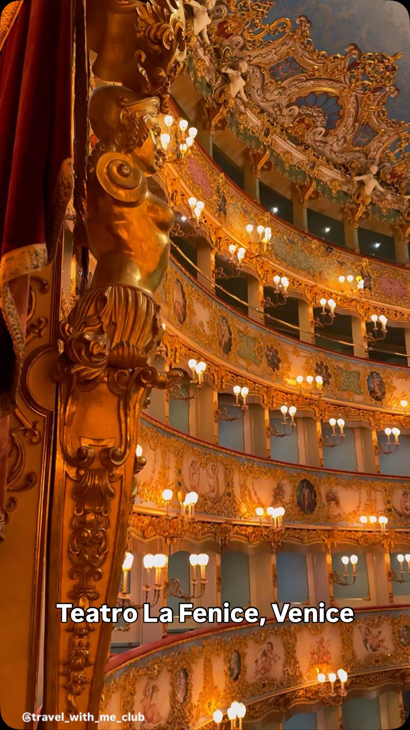 Venice Opera House オペラハウス インテリア Teatro La Fenice Opera