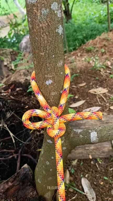 Simple Bowline Knot #knot #rope #diy #a #tutorial #virals | Elora Kira ...