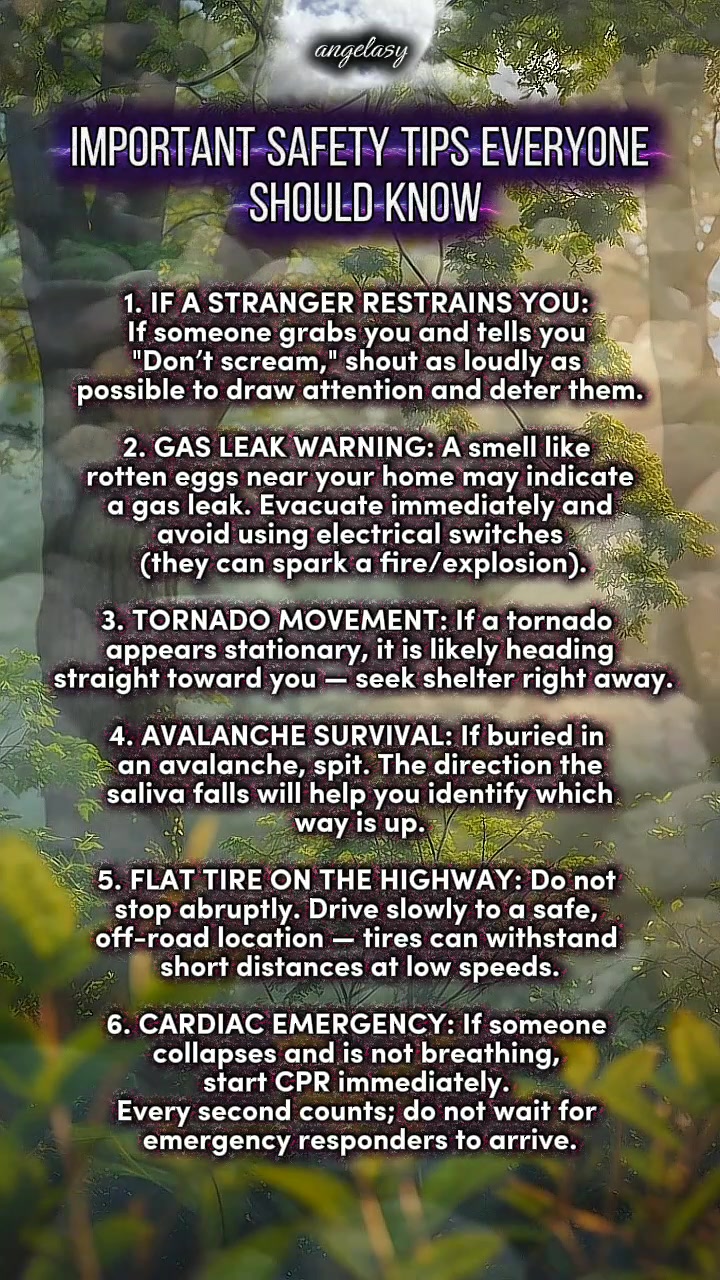 🛡️ Your safety matters and these tips could be a GAME-CHANGER in a ...