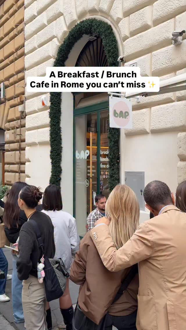 Cafe Spot you absolutely need to try in Rome - pt3 🥐 : 📍 BAP @bap__roma ...