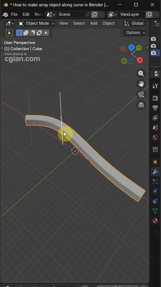 New array in Blender 5. Quick video shows how we can make array objects ...