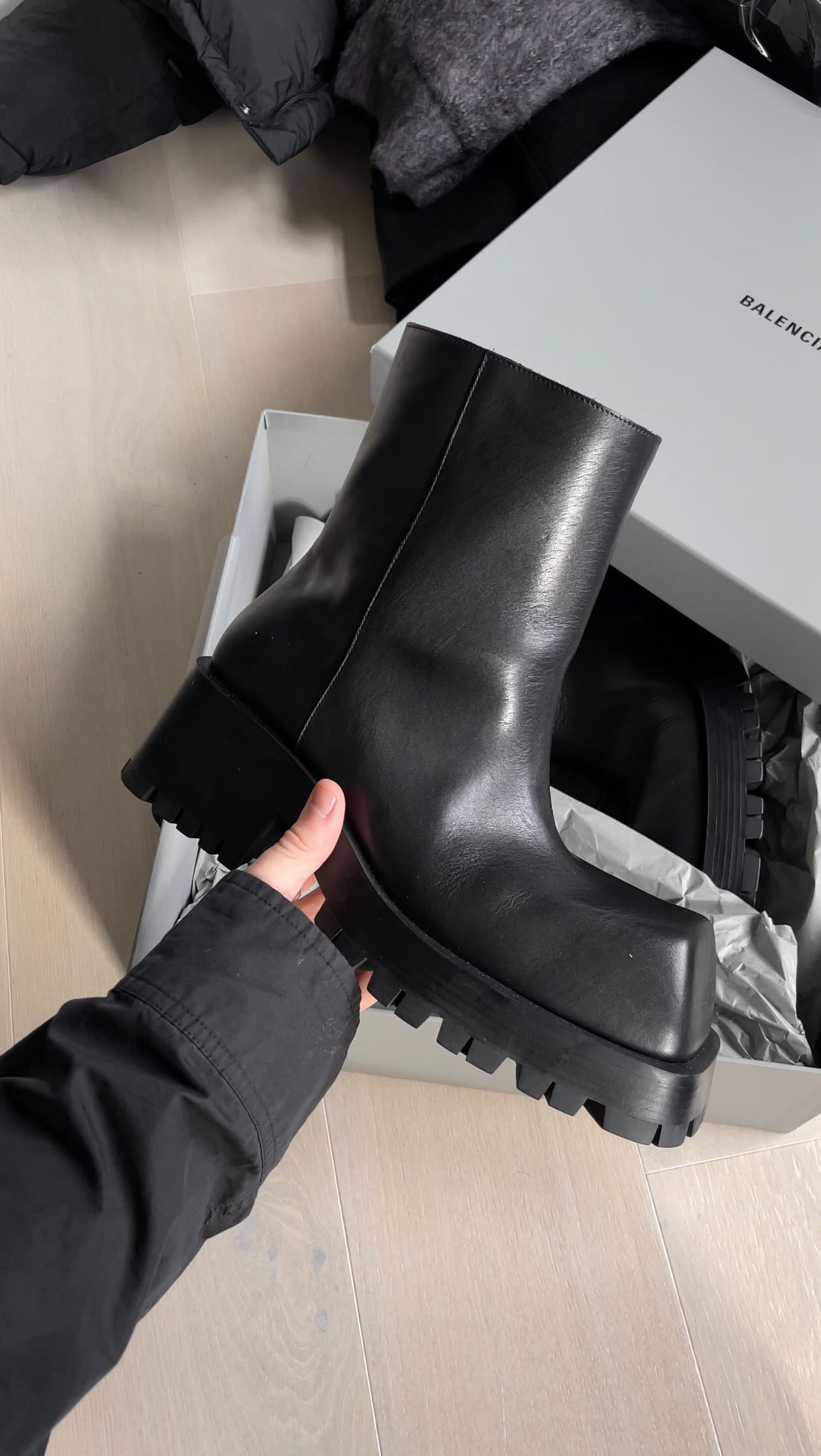 YES or NO to these boots? the leather trooper boot from Balenciaga