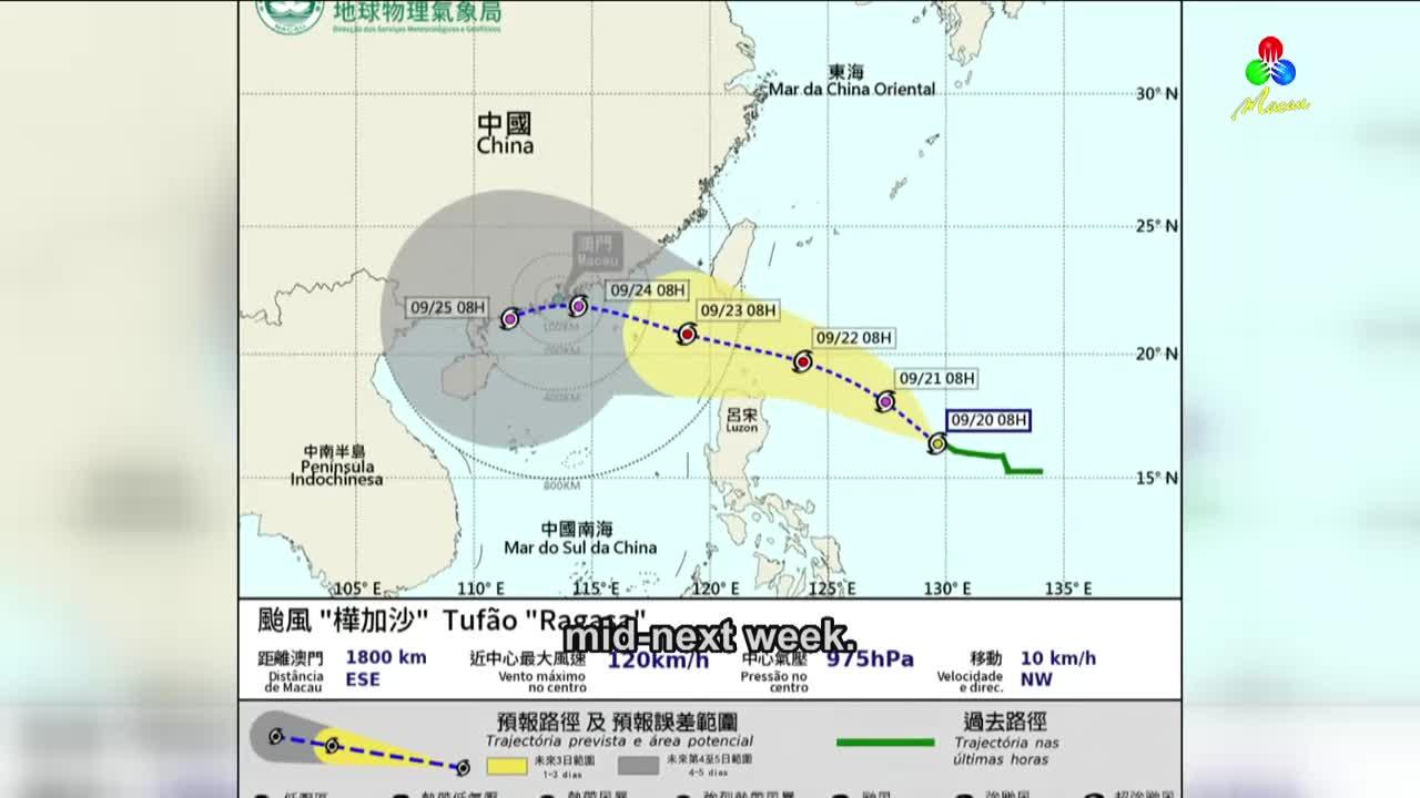 Authorities are now calling people's attention to Typhoon Ragasa, which ...