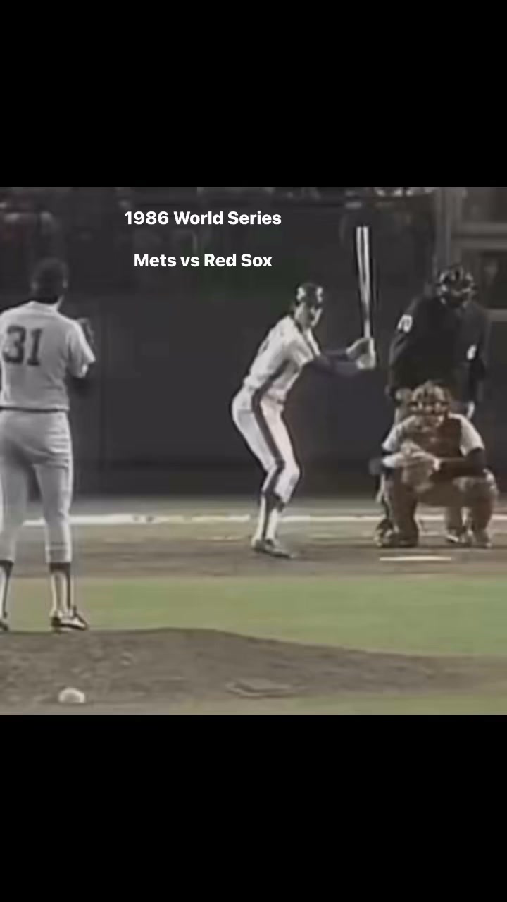 1986 World Series. Mets vs Red Sox Vin Scully on the call