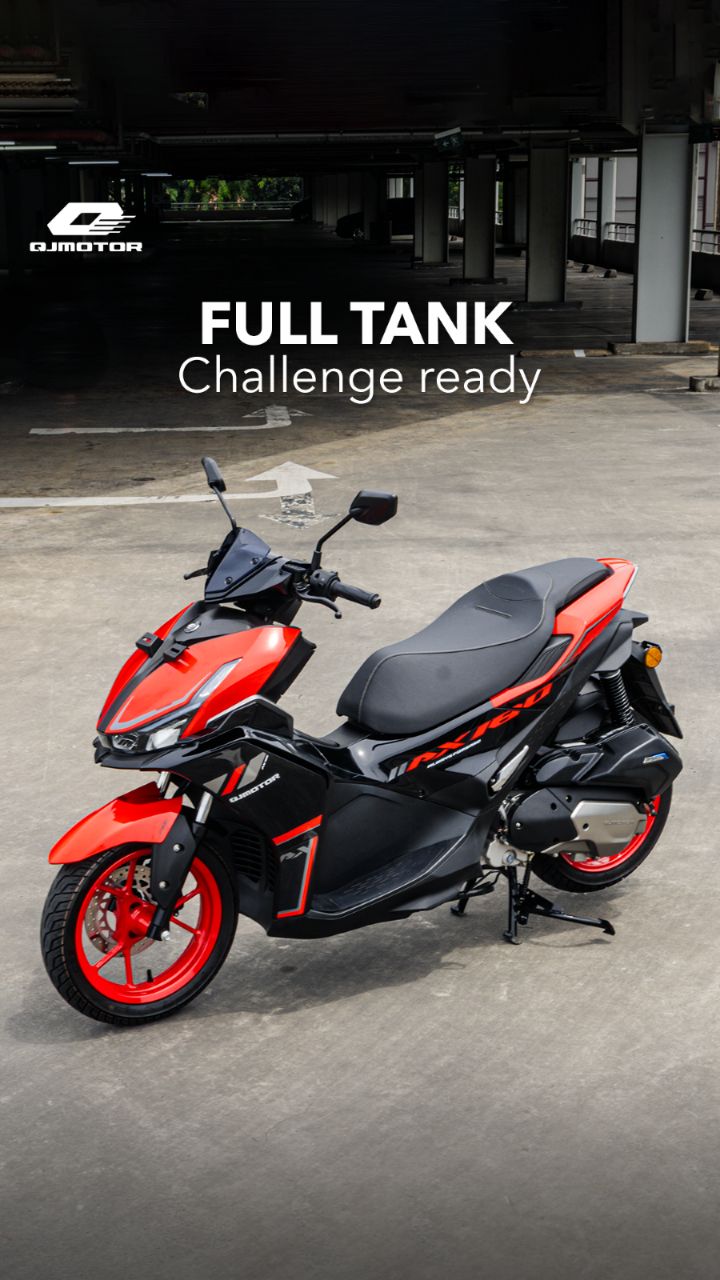 Tangki VIENTO AX 180 beneran segede itu — full tank-nya nyentuh hampir ...