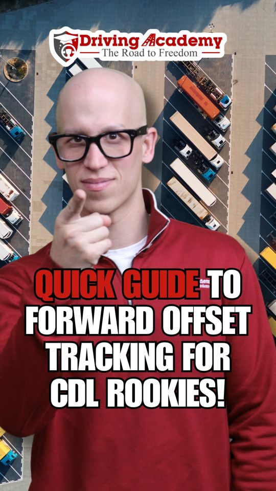STEP-BY-STEP GUIDE TO OFFSET BACKING! 🚛💥 Want to pass your CDL test ...