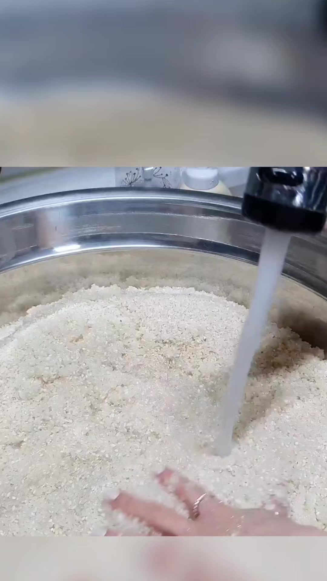 To make tteokbokki rice cakes from scratch, soak short-grain rice in ...