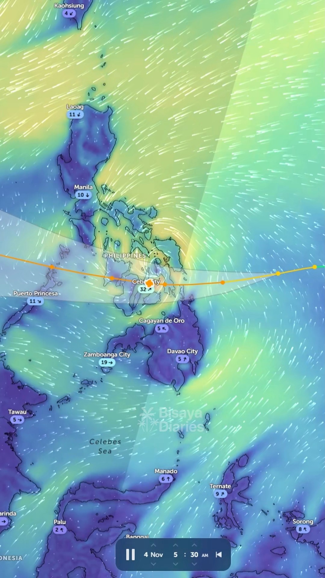 Tropical Storm Tino Weather Forecast! Stay safe and updated as strong ...