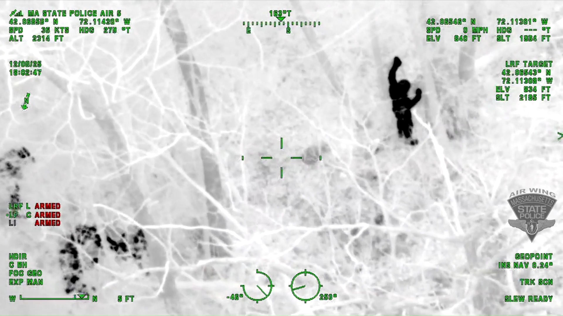 The Massachusetts State Police Air Wing provides important information ...