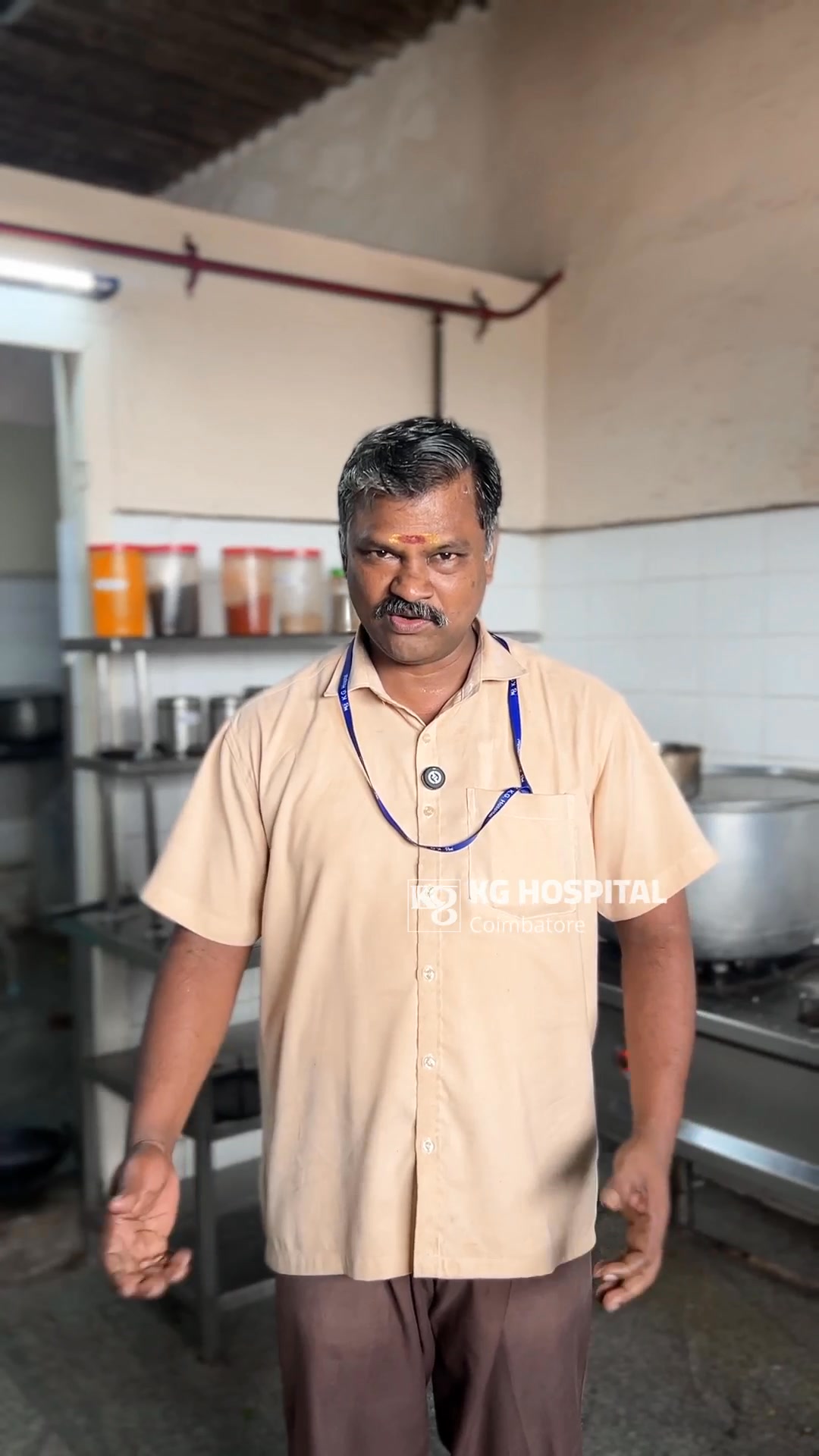 KG Hospital - Meet Mr. Raja, our dedicated cook at the KG... | Facebook