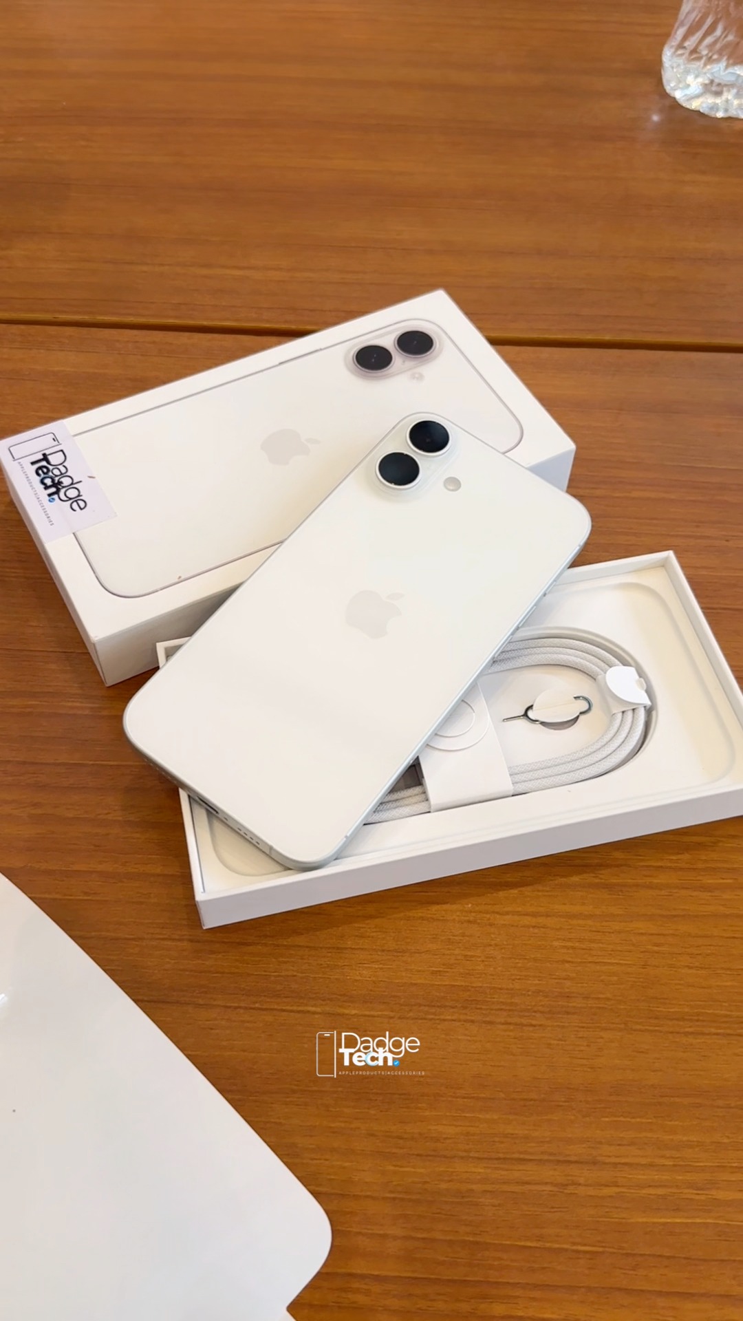 Unboxing this White Present! 🎁 iPhone 16 Plus 256GB Thank you