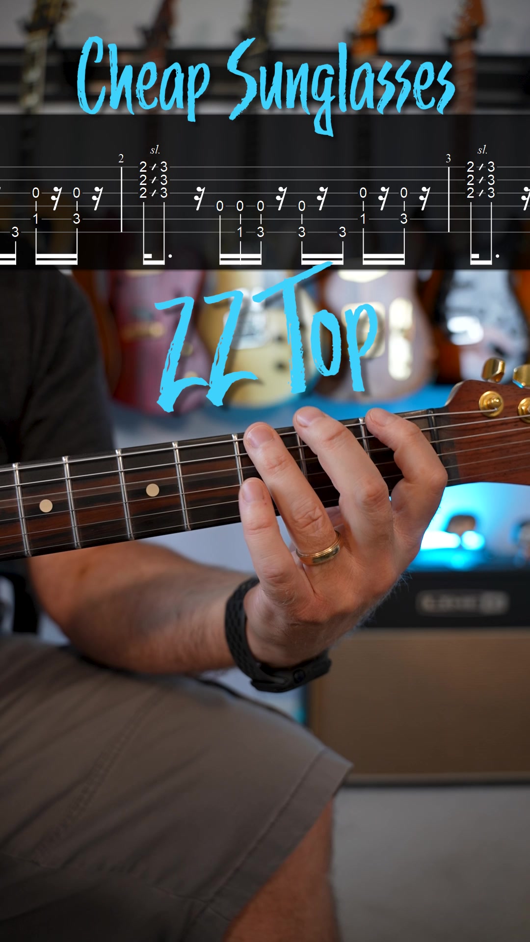 Cheap Sunglasses guitar riff by ZZ Top with tabs | GuitArmy | Facebook