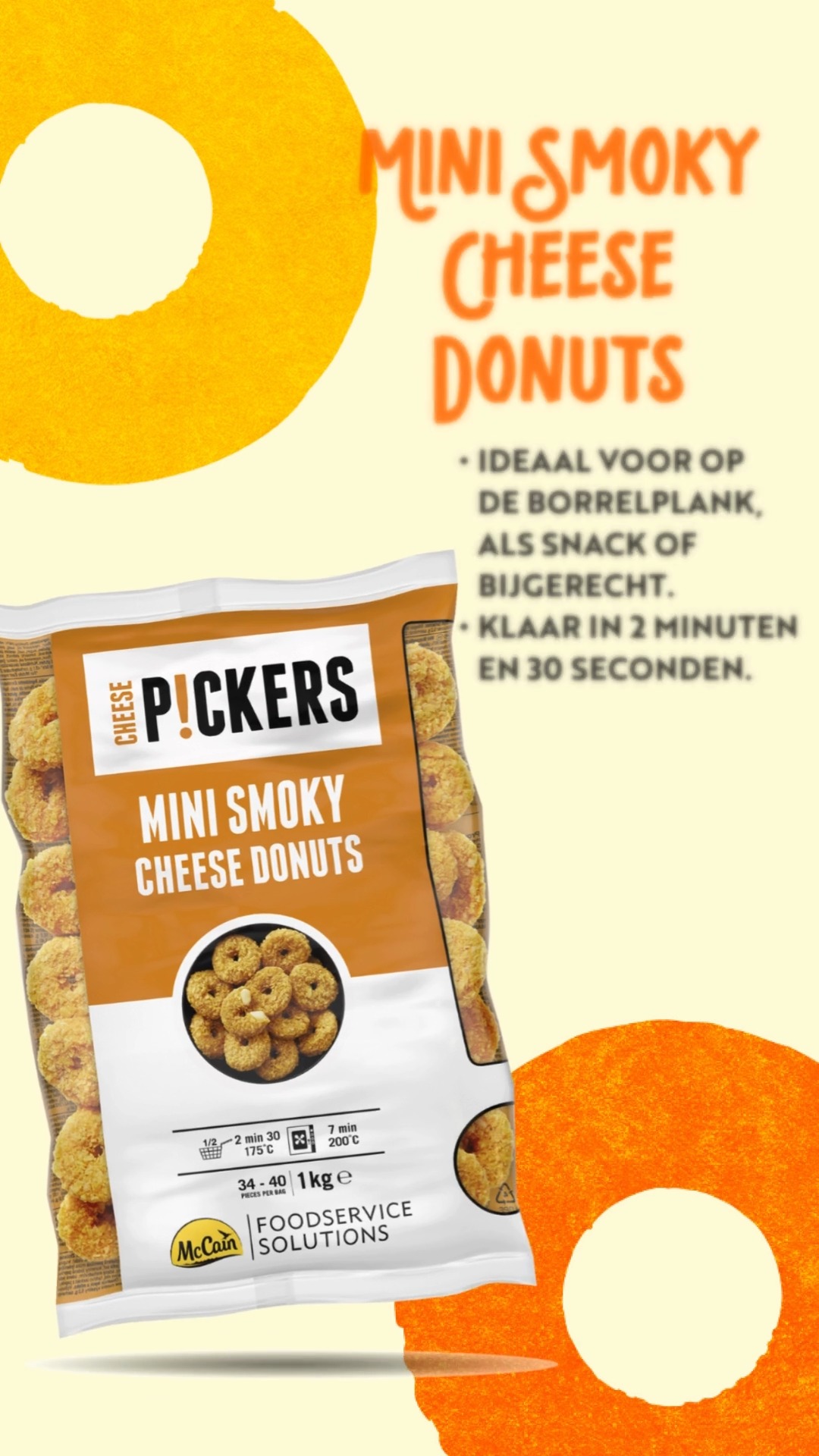 Het P!CKERS assortiment telt maar liefst 9 kazige snacks. Serveer ze op ...