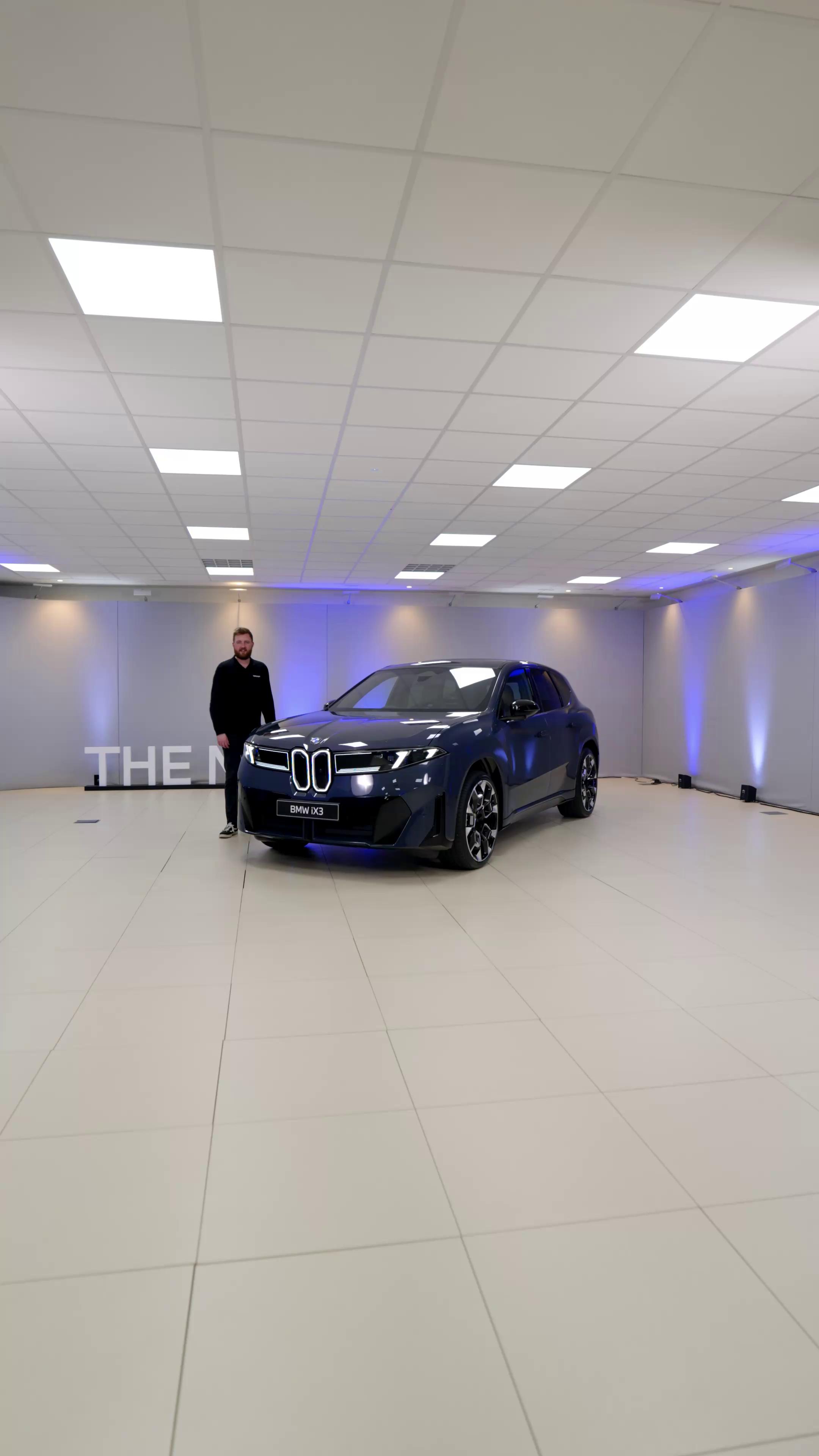 Meet the new BMW iX3. The fully-electric model introduces new design ...