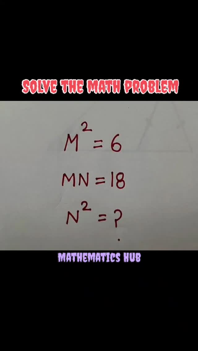 Solve the math problem #viralreels #viral #maths #solve | Mathematics ...