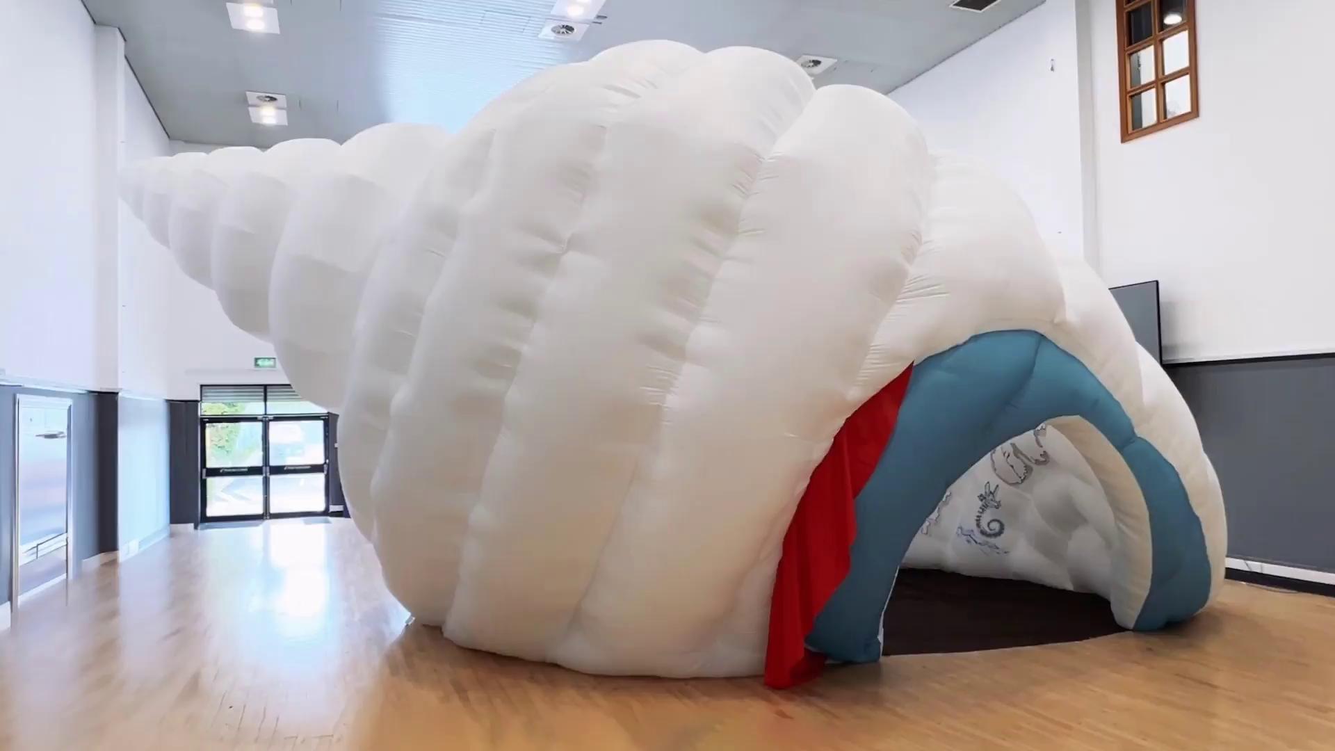 The Story Shell is a huge seashell-shaped art space by Steve Messam ...