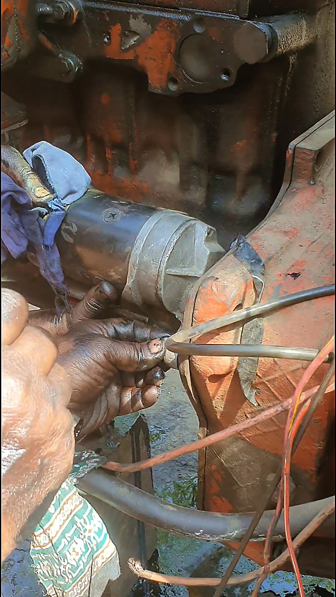 Tractor 🚜 sluff remove #automotive#autorepair# ...