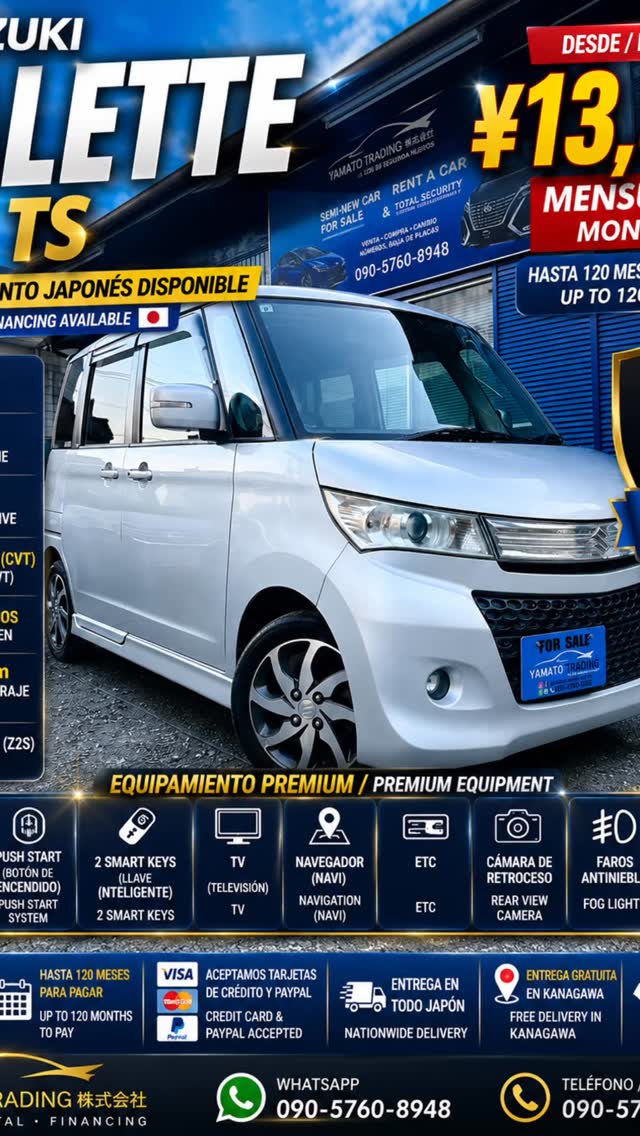 💎 SUZUKI PALETTE SW TS 🇯🇵 JAPANESE FINANCING AVAILABLE