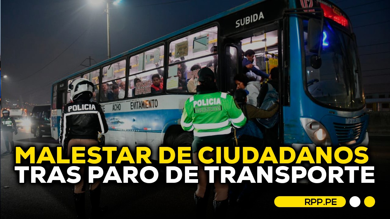Ciudadanos informan situación por paro de transportistas #ADNRPP ...