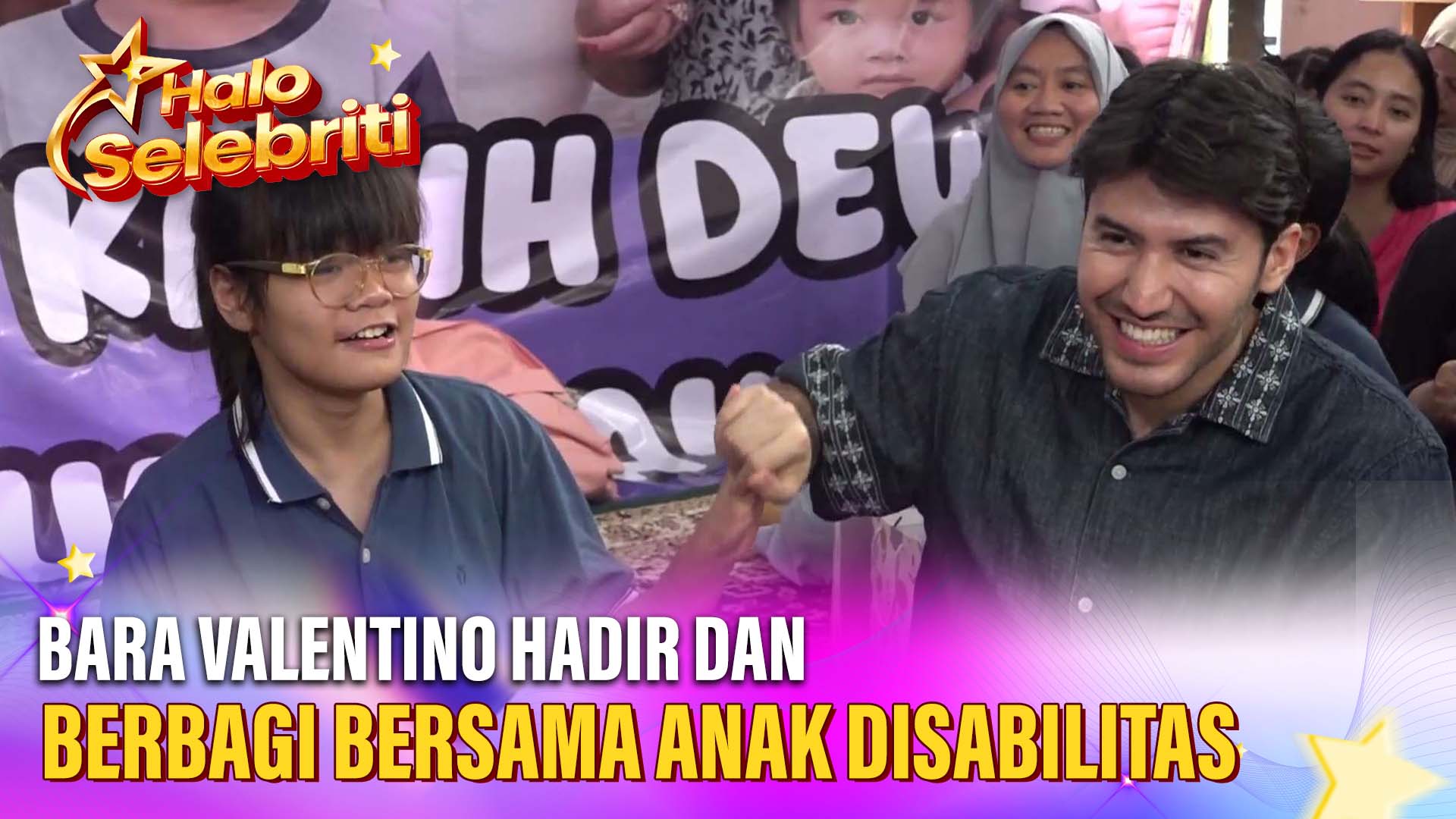 Aksi Nyata Bara Valentino Hadir dan Berbagi Bersama Anak Disabilitas ...