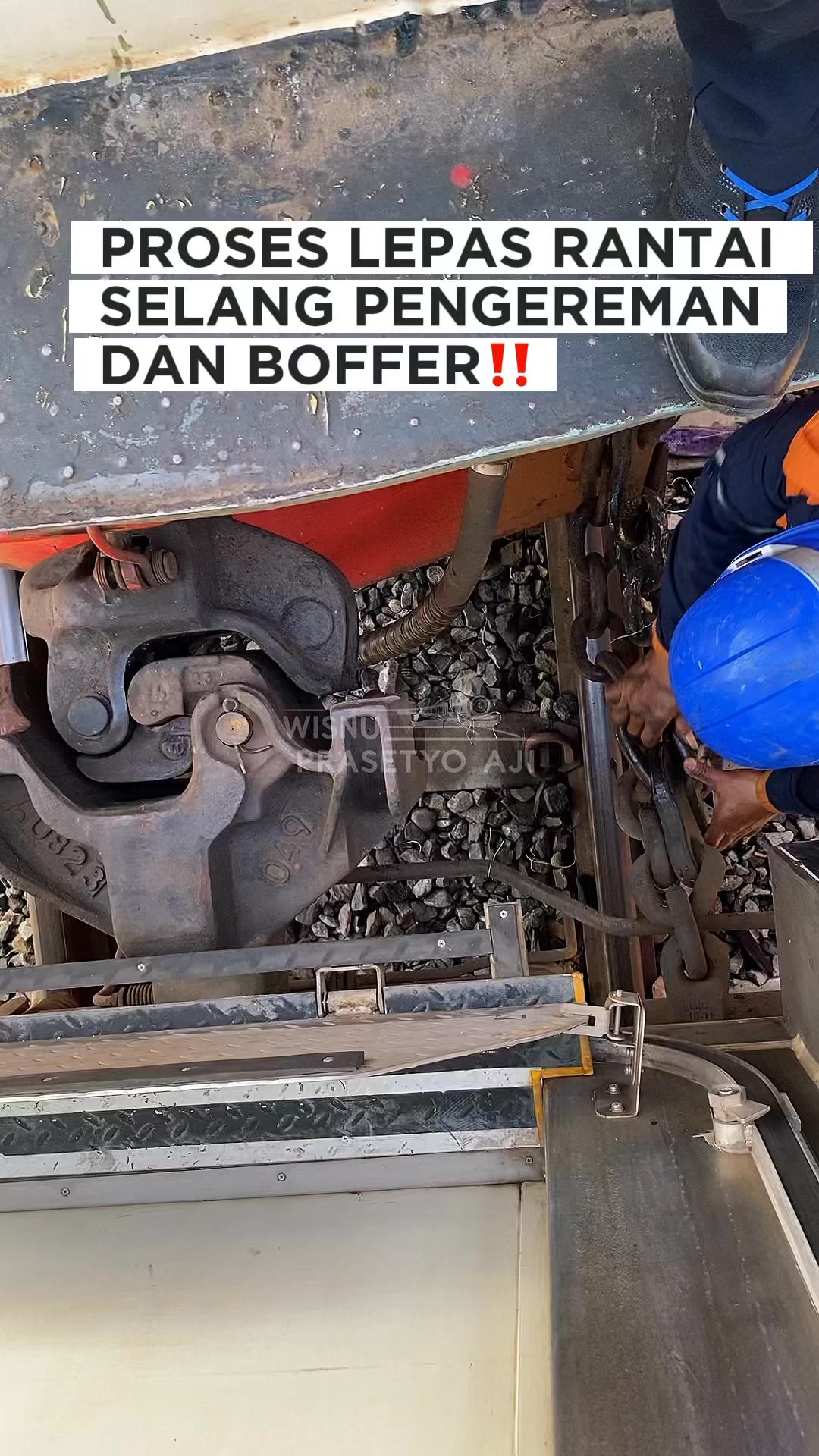 Rantai besi‼️ Seperti ini penampakan rantai untuk menarik rem parkir ...