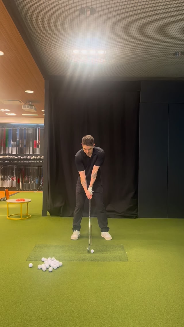 Move your pressure more towards the target to help compress the golf ...