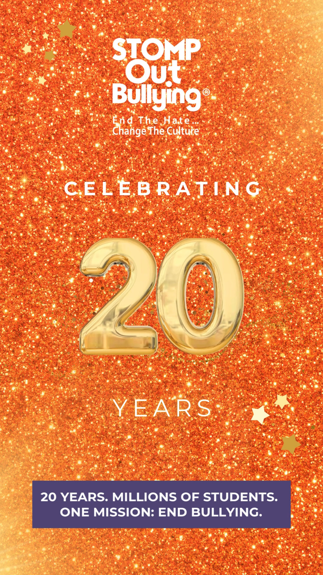 🎂 We’re turning 20! 🎂 For two... - STOMP Out Bullying | Facebook