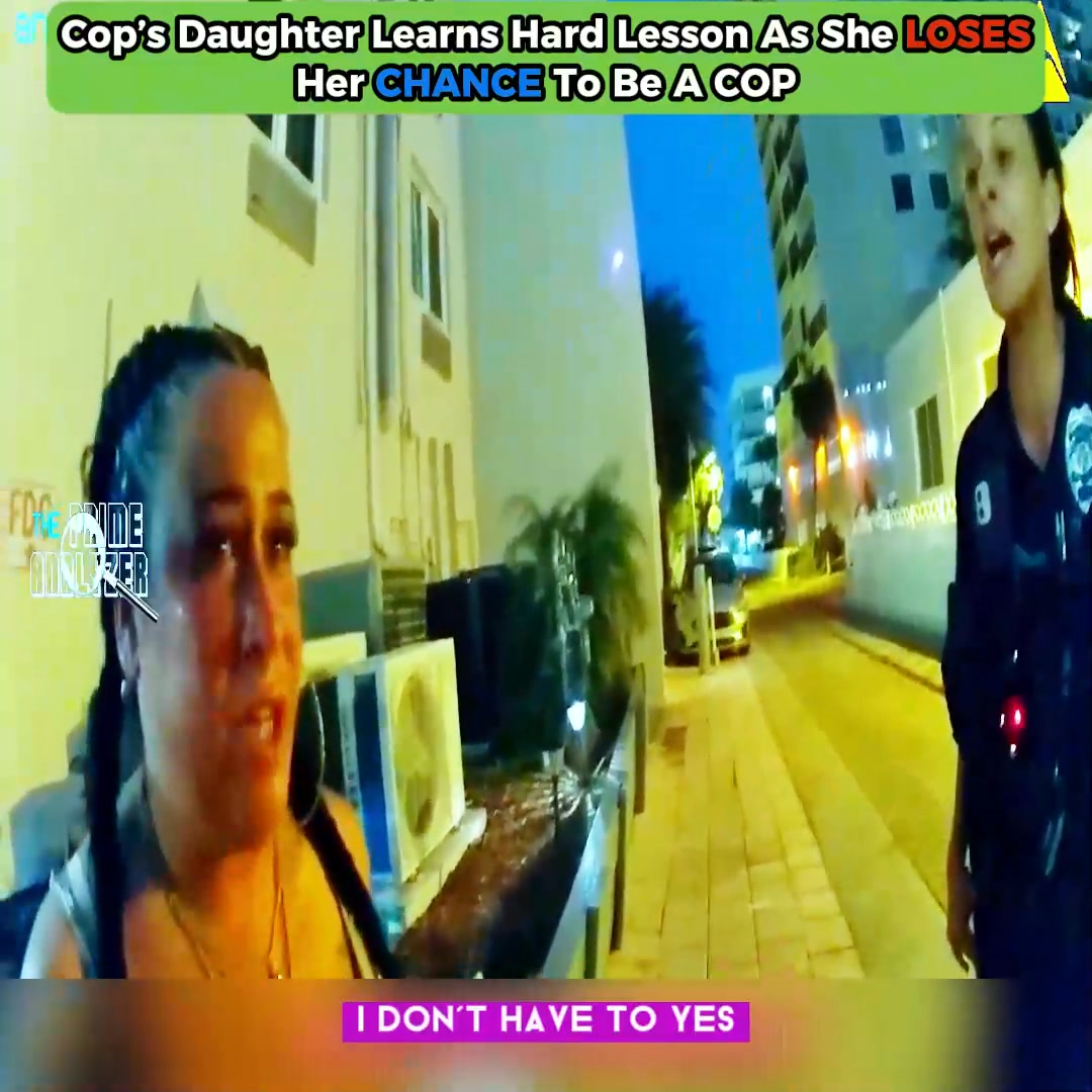 Cop’s Daughter Learns Hard Lesson As She LOSES Her CHANCE To Be A COP # ...