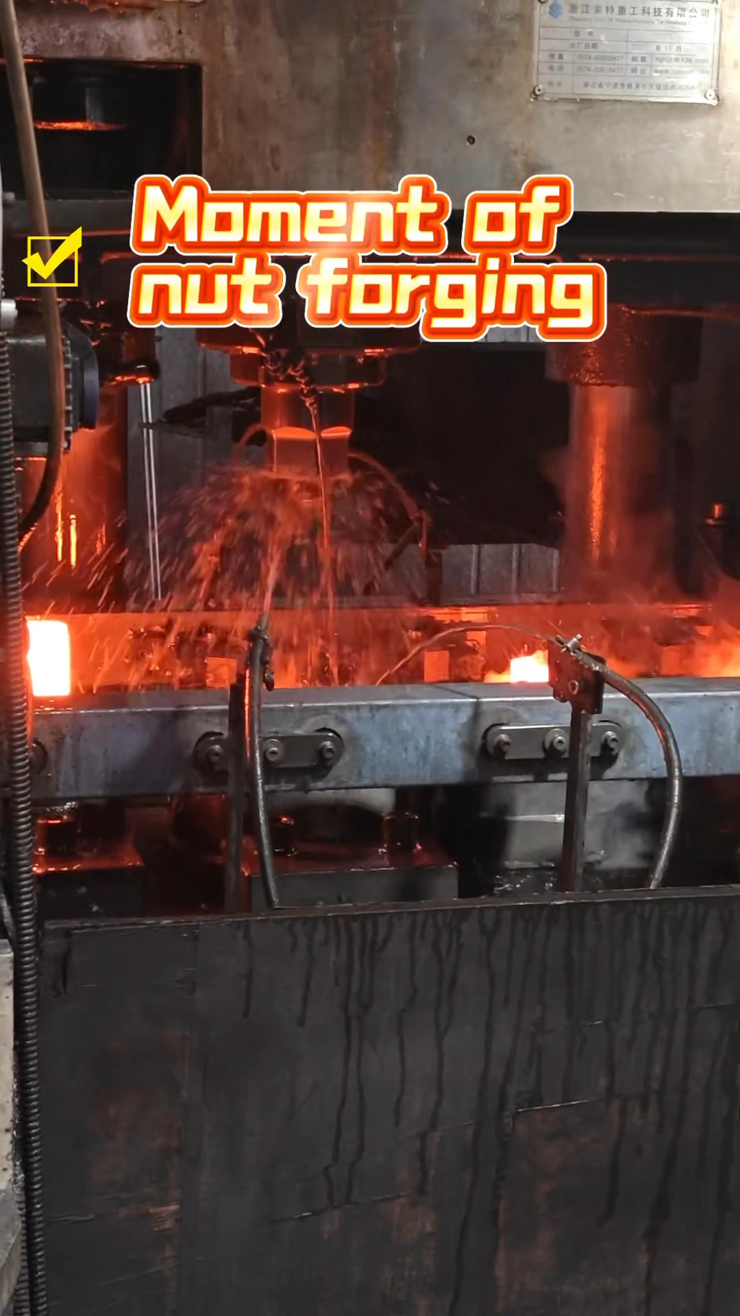 Hot Forging Nut Production Line Fully automated from bar to finished ...