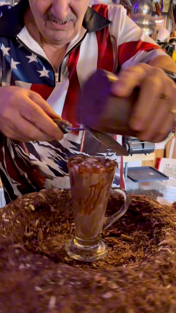 Rene doesn’t make hot chocolate… He performs it. Rim Cafe, South Philly ...