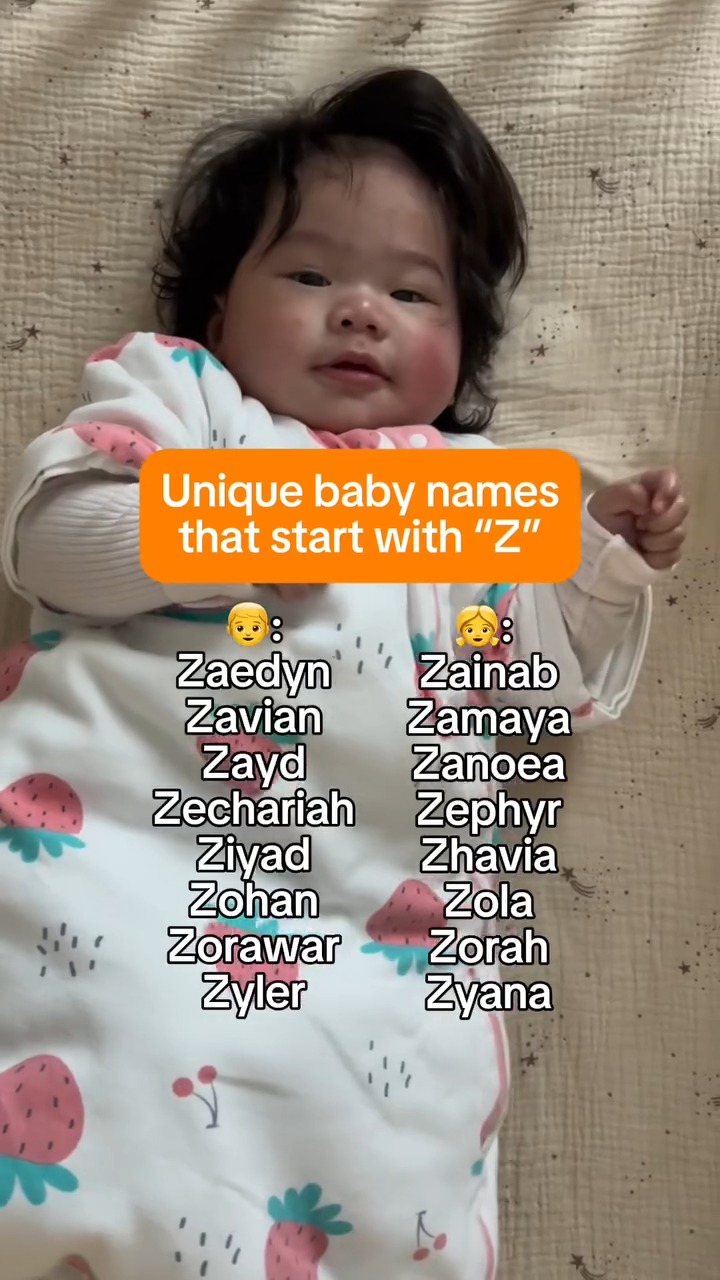 Z might be the last letter of the alphabet, but these baby names are ...